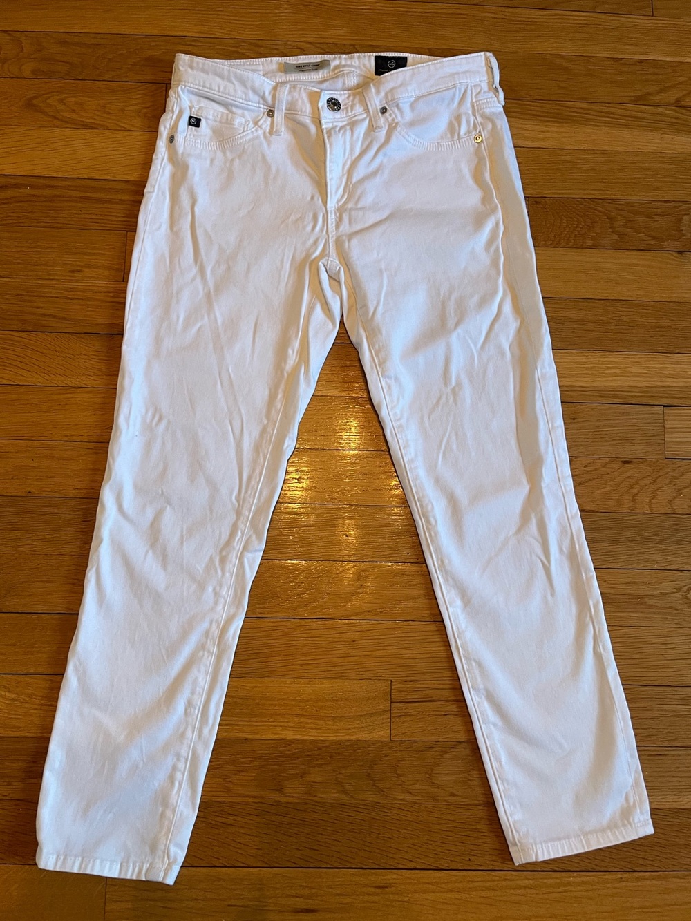 AG Adriano Goldschmied White Jeans
